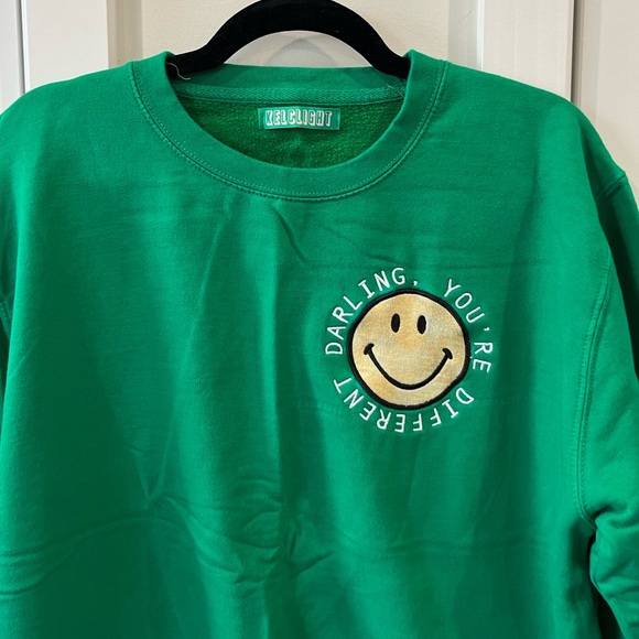 Skull House Designs | Green “Darling You’re Different” Crewneck - Picture 2 of 10